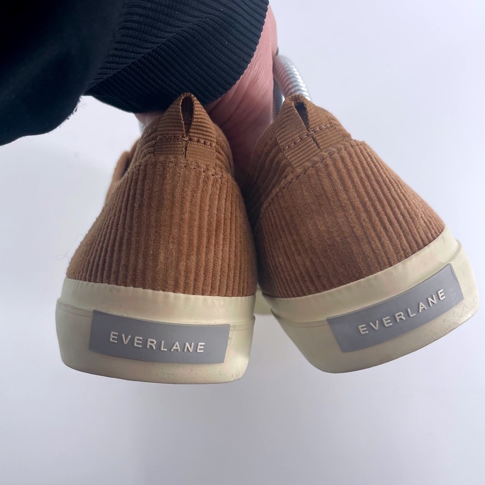 Everlane Corduroy Lace Up Sneakers Brown‎ Women US 10.5 - Picture 5 of 8